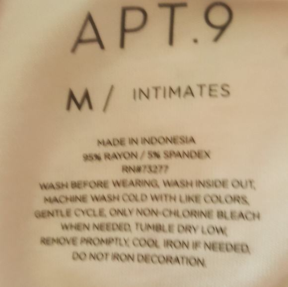APT 9 intimates Medium (NWT) - Picture 5 of 5